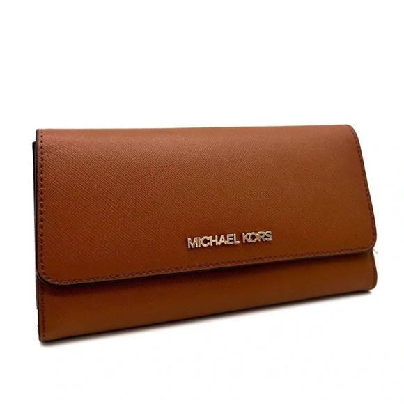 Michael Kors Large trifold Wallet Luggage - Picture 1 of 8